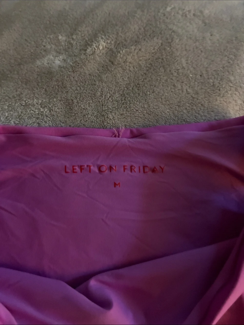 Left On Friday High-Waist Bikini Bottoms in Deep Magenta